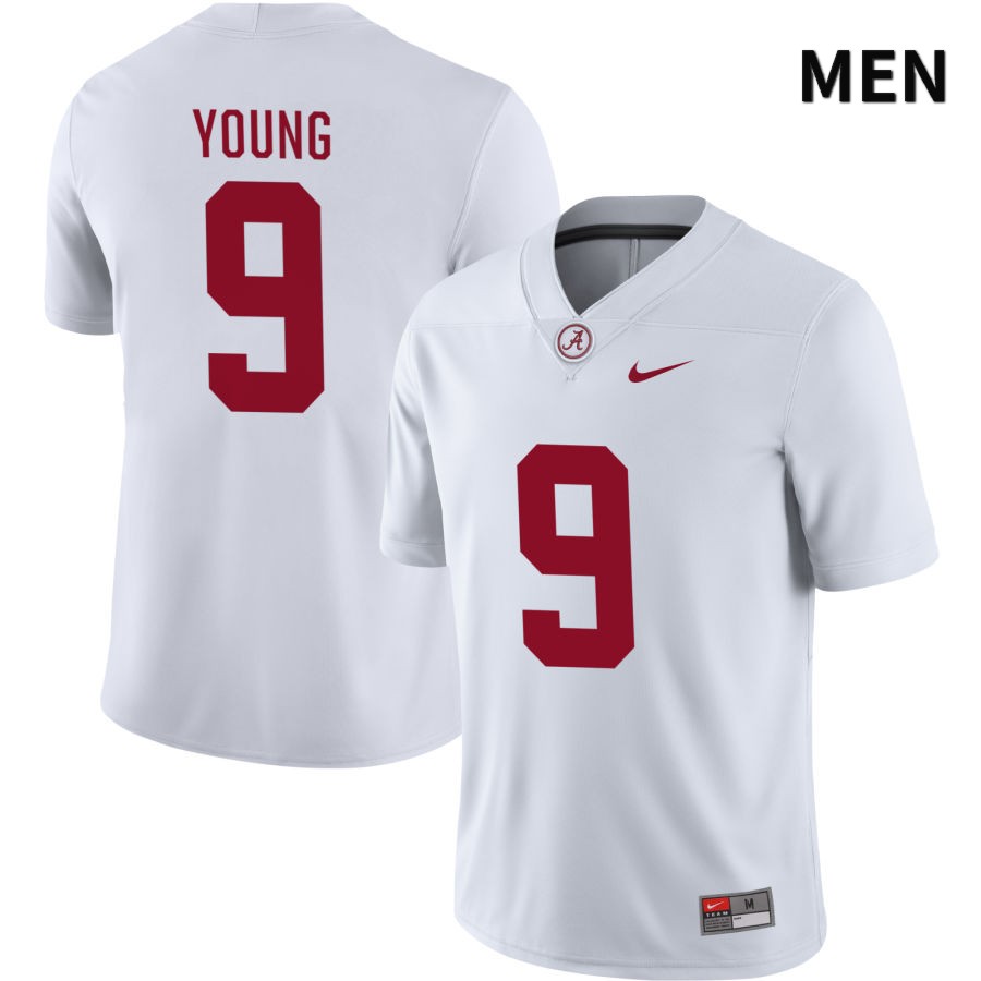 Alabama Crimson Tide Men's Bryce Young #9 NIL White 2022 NCAA Authentic Stitched College Football Jersey WO16O32CE